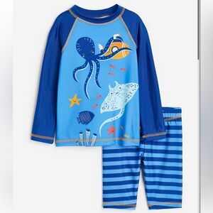 Blue Ocean Adventure H&M Kids Swim Rashguard